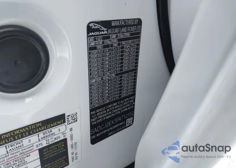 2023 Jaguar F-Pace S P250 Awd Automatic z USA, uszkodzony, nr VIN SADCJ2EX3PA712152